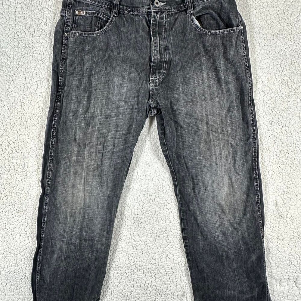 Southpole Men's Black and Grey Jeans